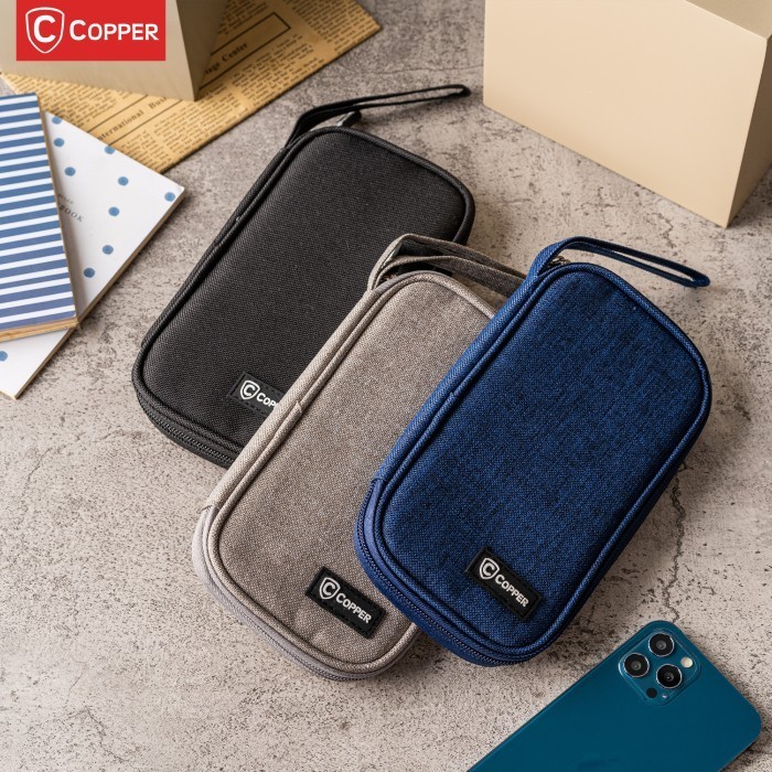 Copper Tas Gadget Powerbank Waterproof Multifungsi 2 Layer - Gambar 2