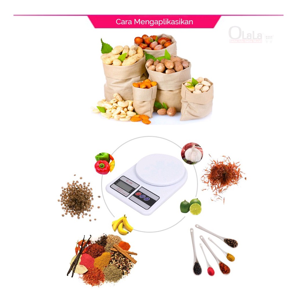 Timbangan Digital Elektrik Scale Dapur SF400 - Gambar 3